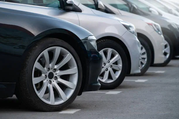 Row of cars